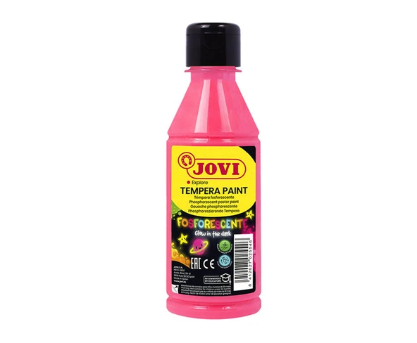 JOVI 519 GUAJ BOYA KARANLIKTA PARLAYAN FOSFORLU 250ML PEMBE ürün görseli 1