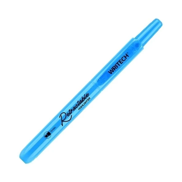 WRITECH W-805S BASMALI FOSFORLU KALEM PASTEL MAVİ - 12'Lİ KUTU ürün görseli 1
