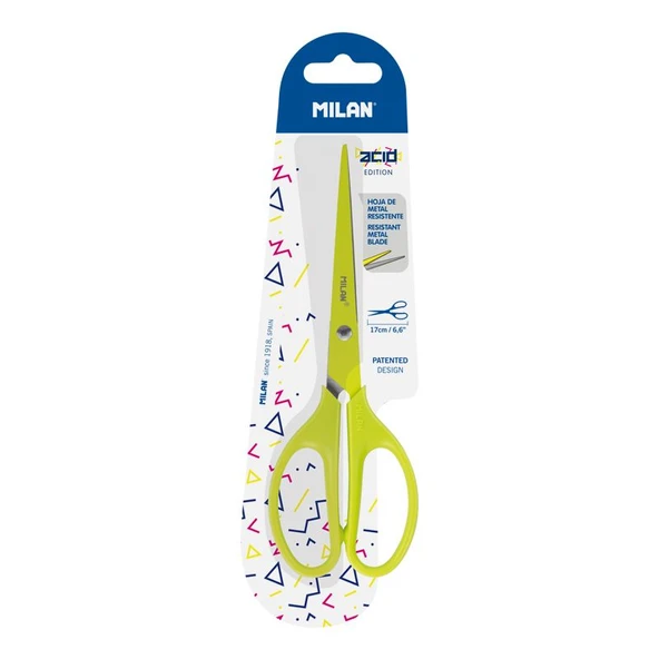 MILAN BWM10425Y ACID OFİS TİPİ MAKAS - SARI - 17CM ürün görseli 1