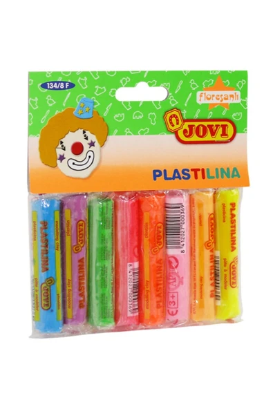 JOVI 134/8 15GR KURUMAYAN OYUN HAMURU 8 RENK - BLİSTER ürün görseli 1