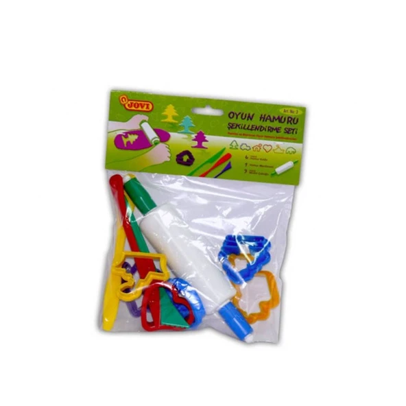 JOVI ART.3 ŞEKİLLENDİRME SETİ (6XKALIP, 1XMERDANE, 3XSPATULA) - BLİSTER ürün görseli 1