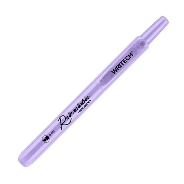 WRITECH W-805S BASMALI FOSFORLU KALEM PASTEL LİLA - 12'Lİ KUTU ürün görseli 1