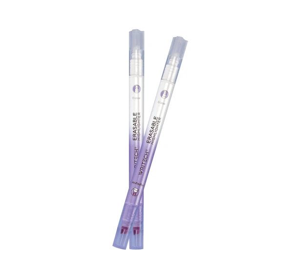 WRITECH W-822 SİLİNEBİLİR FOSFORLU KALEM NEON MOR - 12'Lİ KUTU ürün görseli 1