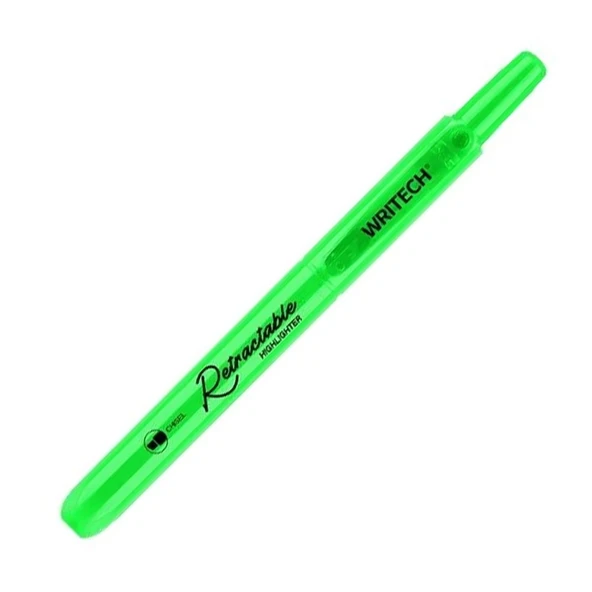 WRITECH W-805S BASMALI FOSFORLU KALEM NEON YEŞİL - 12'Lİ KUTU ürün görseli 1