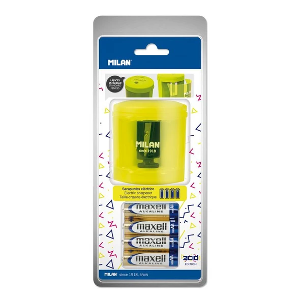 MILAN BWM10375 ELEKTRİKLİ KALEMTRAŞ(ACID) - SARI ürün görseli 1