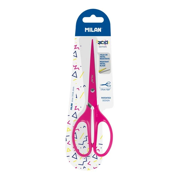 MILAN BWM10425P ACID OFİS TİPİ MAKAS - PEMBE - 17CM ürün görseli 1