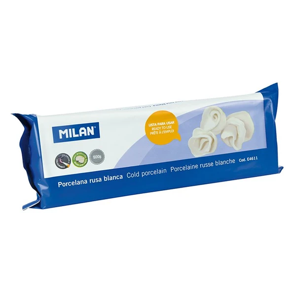 MILAN E4611 MODELLING CLAY MODELLEME BEYAZ KİL 500GR ürün görseli 1
