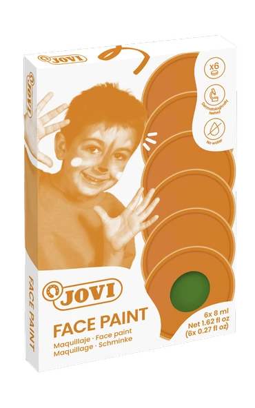 JOVI 171U KREM YÜZ BOYASI 8ML YEŞİL - 6'LI KUTU ürün görseli 1