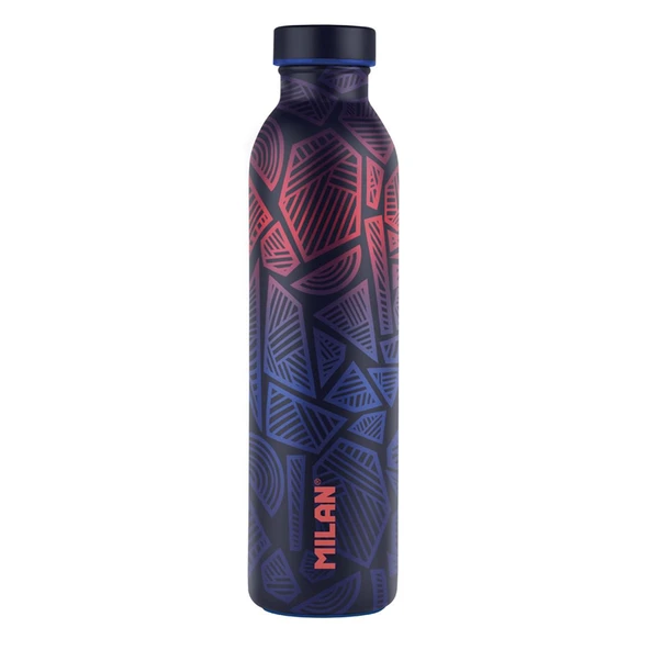 MILAN 643020FT FIT LACİVERT PASLANMAZ TERMOS MATARA 591ML ürün görseli 1