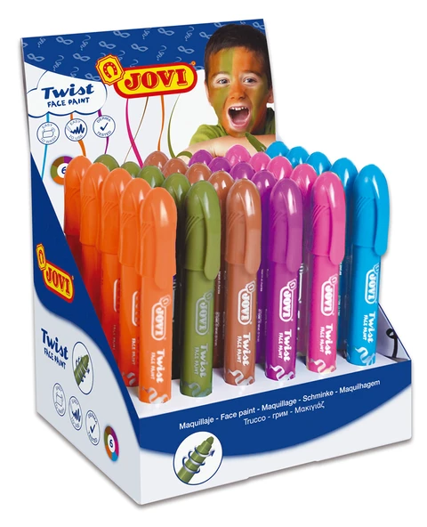 JOVI 192 YÜZ BOYASI STİK KALEM 6 RENK - 30'LU SET ürün görseli 1