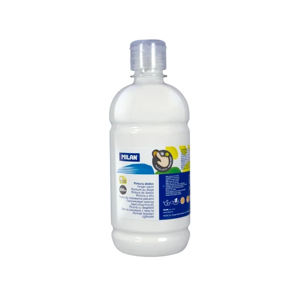 MILAN 31610 PARMAK BOYASI BEYAZ ŞİŞE - 500ML ürün görseli 1