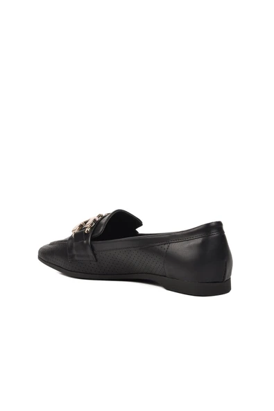 Siyah Kadın Babet Ayakkabı - Resim 4