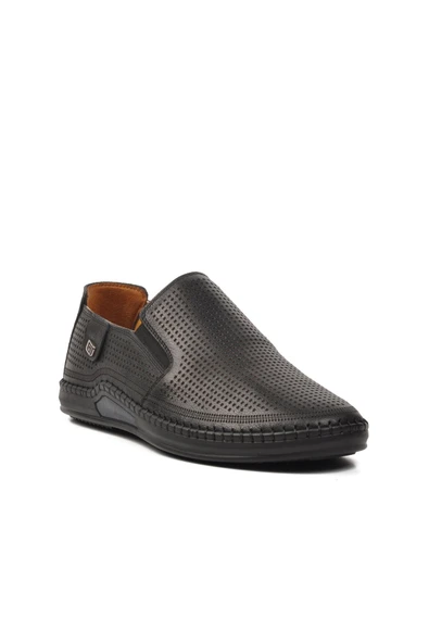 Siyah Erkek Loafer Ayakkabı - Resim 3