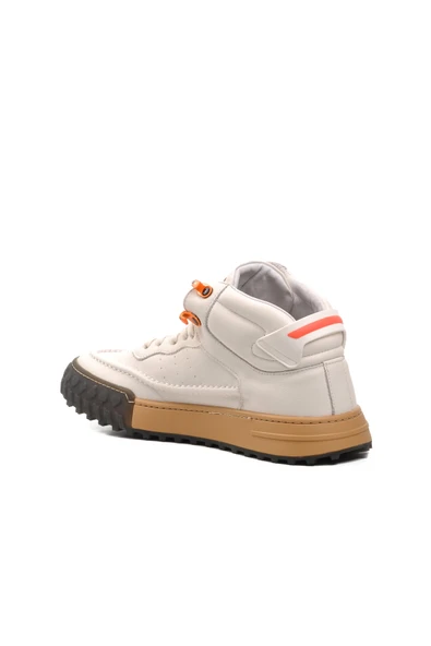Beyaz Erkek Sneaker - Resim 4