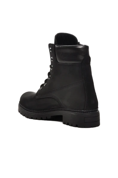 Siyah Nubuk Unisex Bot - Resim 4