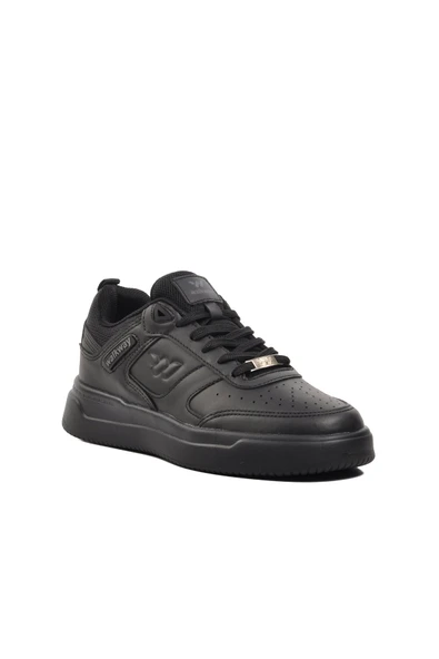 Siyah Siyah Unisex Sneaker - Resim 3