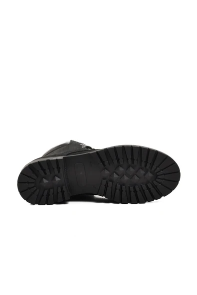 Siyah Nubuk Unisex Bot - Resim 5