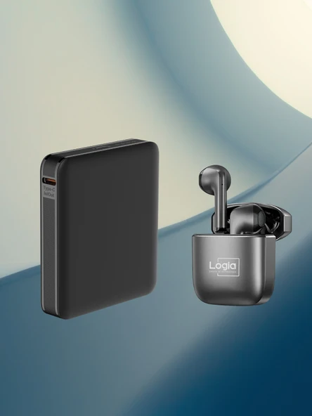 Fırsat Seti Logia Mini PD 5.000 Mah Taşınabilir Powerbank  ve Quantum Bluetooth Kulaklık ürün görseli 1