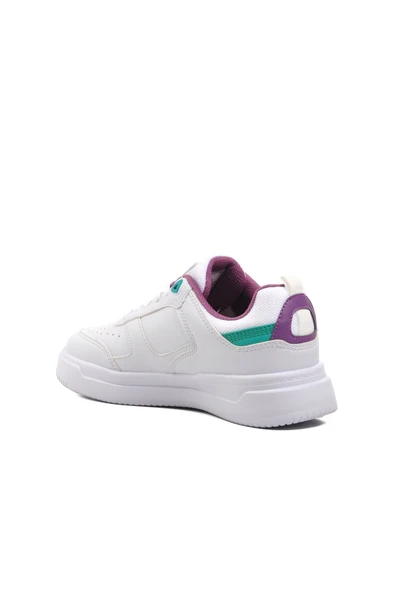 Beyaz Mor Unisex Sneaker - Resim 4