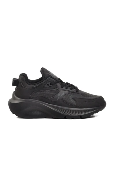 Siyah Siyah Kadın Spor Ayakkabı Sneaker ürün görseli 1