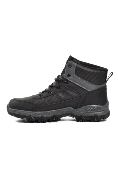 Siyah Poliüretan Unisex Outdoor Bot - Resim 2