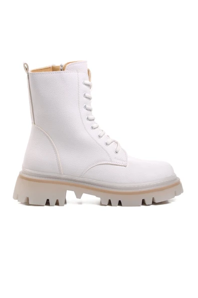 Beyaz İçi Polarlı Kadın Bot ürün görseli 1