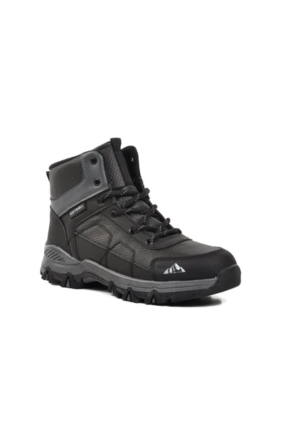 Siyah Poliüretan Unisex Outdoor Bot - Resim 3