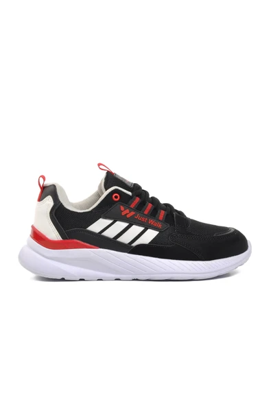 Siyah Beyaz Kırmızı Kadın Spor Ayakkabı Sneaker ürün görseli 1