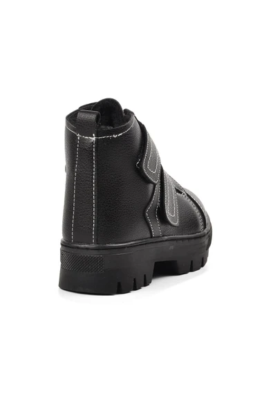 Siyah Unisex Çocuk Bot - Resim 4