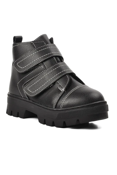 Siyah Unisex Çocuk Bot - Resim 3
