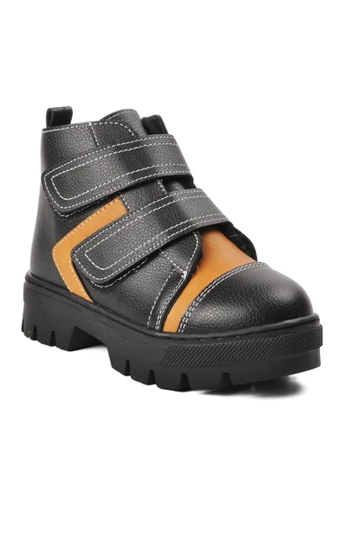 Siyah Camel Unisex Çocuk Bot - Resim 3