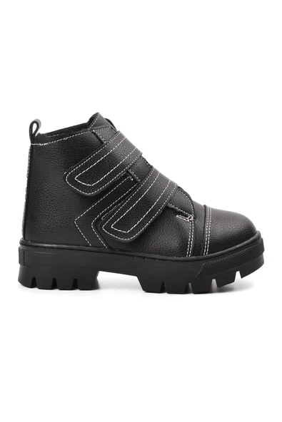 Siyah Unisex Çocuk Bot ürün görseli 1