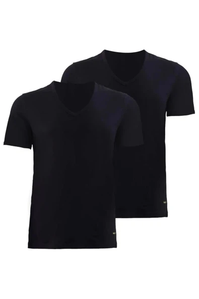 BLACKSPADE ERKEK V YAKA YARIM KOL FANİLA 2 Lİ PAKET 9671 ürün görseli 1