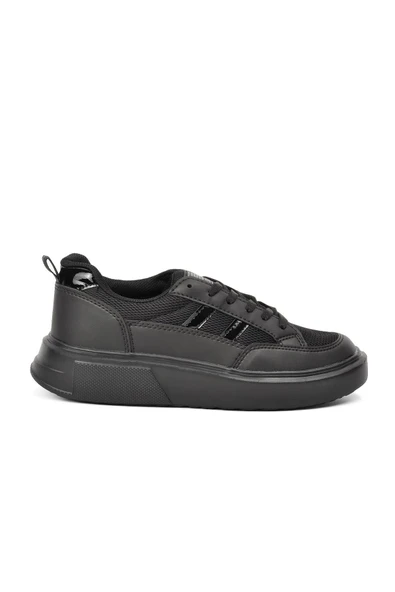 Siyah Kadın Spor Ayakkabı Sneaker ürün görseli 1