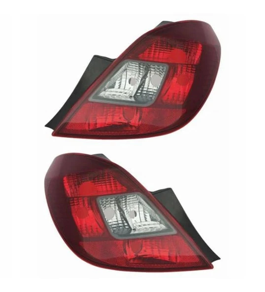 Opel Corsa D Kasa Sağ Sol Arka Stop Lambası Takımı 2006--2014 ürün görseli 1