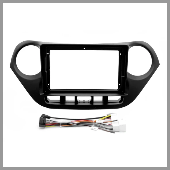 HYUNDAI İ10 2014-2017 UYUMLU 9" SİYAH ANDROID MULTİMEDYA ÇERÇEVESİ - SOKET ürün görseli 1