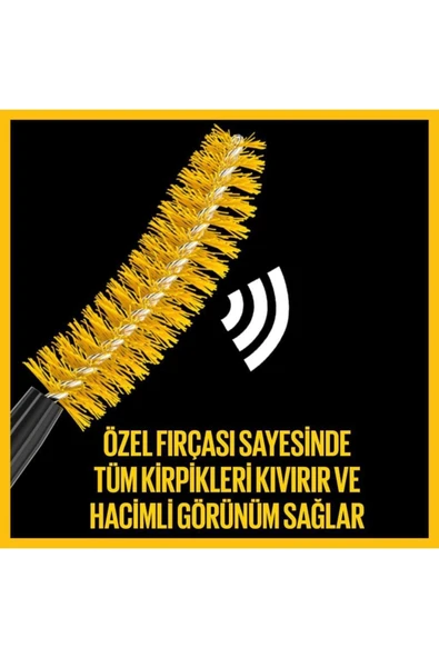 Maybelline The Colossal Curl Bounce Mascara Siyah - Resim 2