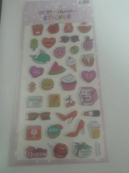 PUTI SHINE STICKER - QUEEN ürün görseli 1