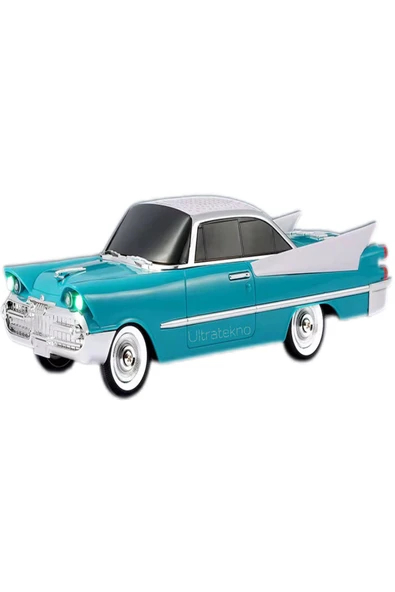 ULTRATEKNO WS-1965BT Dodge 59 Model Retro Araba Bluetooth Hoparlör Fm Radyo USB Tf Aux Destekli Speaker ürün görseli 1