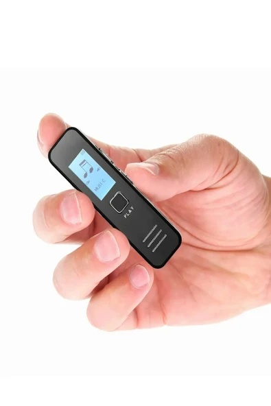 Ultratekno Dijital Mini Ekranlı 32GB Ses Kayıt Cihazı MP3 Çalar Ders Kaydı Röportaj Kaydı Dinleme1 Cihazı ürün görseli 1