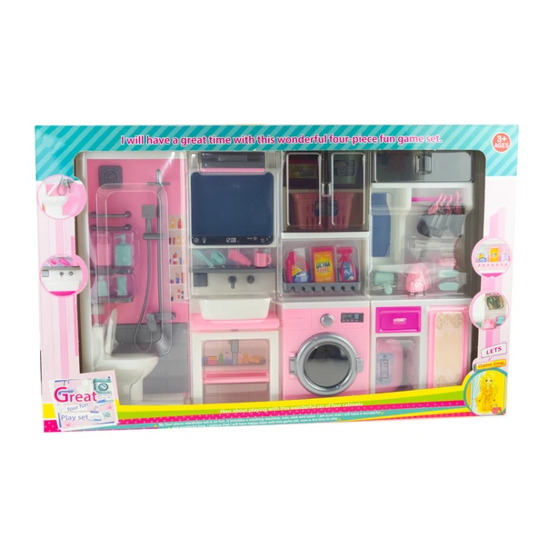 Oyuncak Banyo Seti 4'lü Set Banyo Oyun Seti - Resim 2