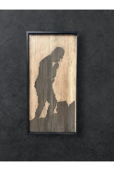 NİFİART Özel Mustafa Kemal Atatürk El işlemeli Duvar Tablosu 103x50 ürün görseli 1