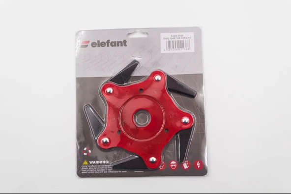 ELEFANT 5 dişli  Motorlu Tırpan için  Metal  Başlık Ot Çim Çalı Biçme Aparatı ürün görseli 1
