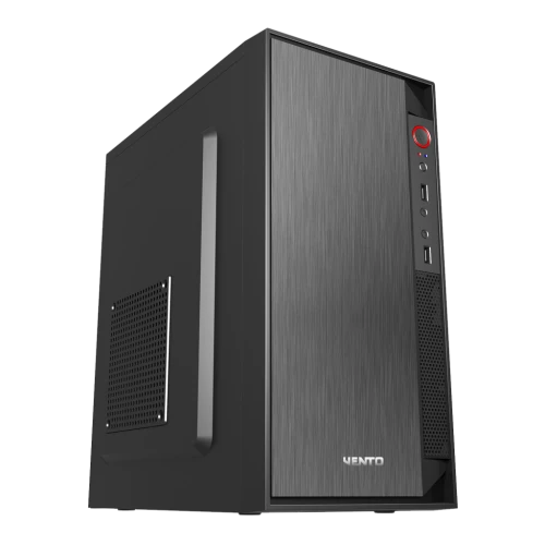 VENTO VS119S Mid Tower, 300W Siyah, ATX Kurumsal KASA ürün görseli 1