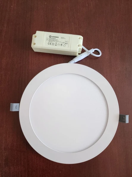 LEDVANCE DOWNLIGHT SLIM ALU RD DN205 22W 3000K 1850lm ürün görseli 1