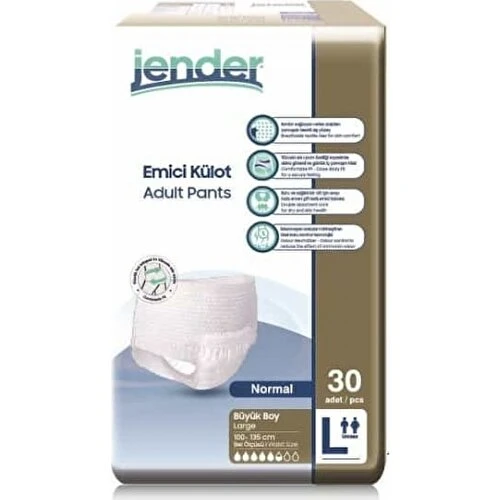 Jender Emici Külot Large Büyük Boy 30'lu 2 paket / 60 adet ürün görseli 1
