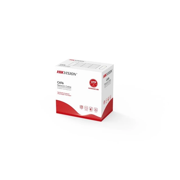 Hikvision DS-1LN6OUSPE CAT6 U/UTP Bakir Kablo, 305 metre ürün görseli 1