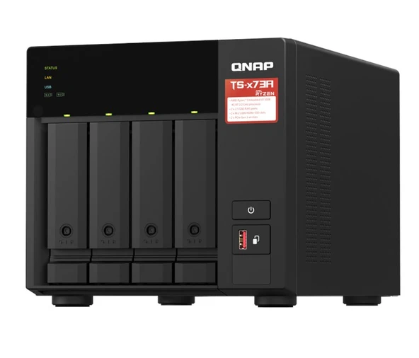 QNAP TS-473A-8G 4x3.5'' Tower NAS - Resim 2