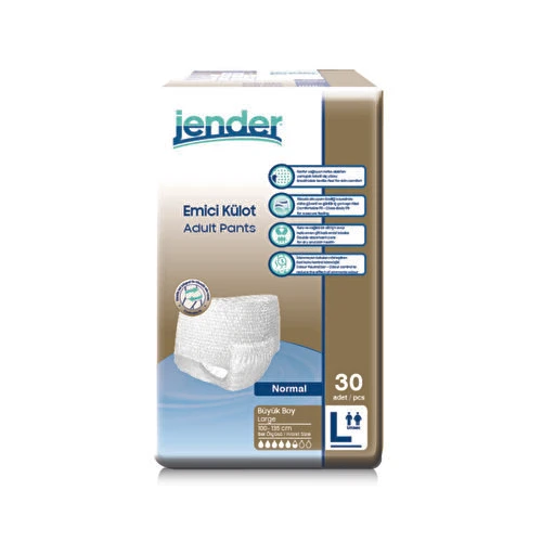 Jender Emici Külot Large Büyük Boy 30'lu 4 paket / 120 adet ürün görseli 1