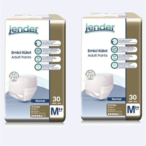 Jender Emici Külot Medium Orta Boy 30'lu 2 paket / 60 adet ürün görseli 1